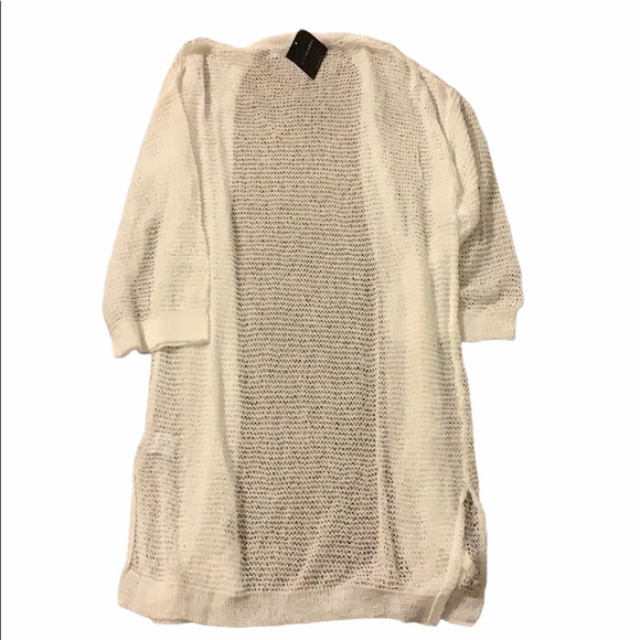 NWT JLUXLABEL White Sienna Crochet Cardigan - Picture 2 of 11